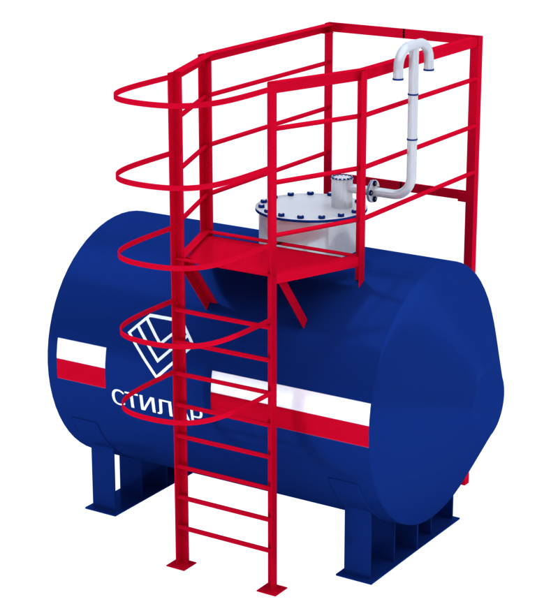 Горизонтальный резервуар РГСН для питьевой воды 15 м³ от завода-производителя