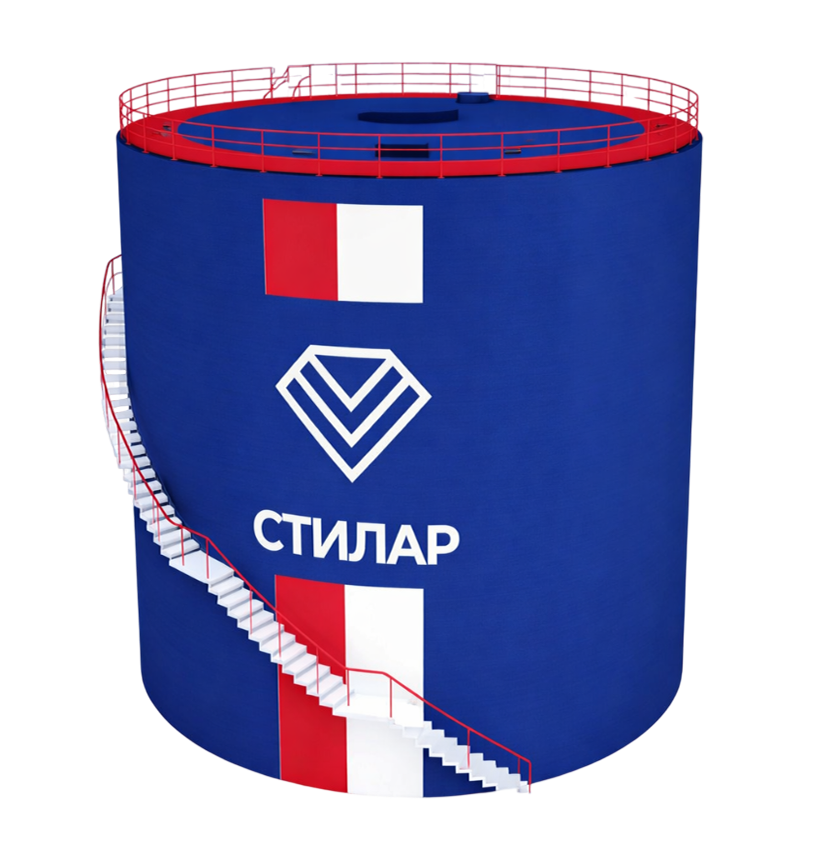 Цельносварной резервуар РВС для масла 100 м³ от завода-производителя